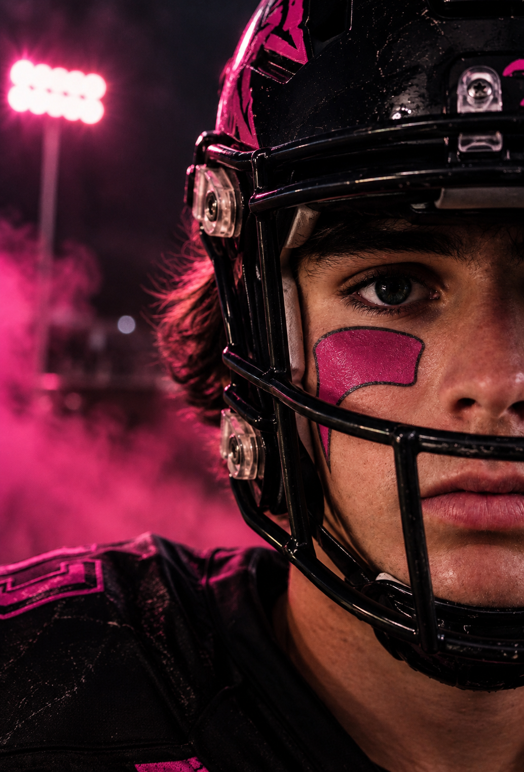 Tough Enough Pack | Pink Eye Black Tattoos for Football & Baseball