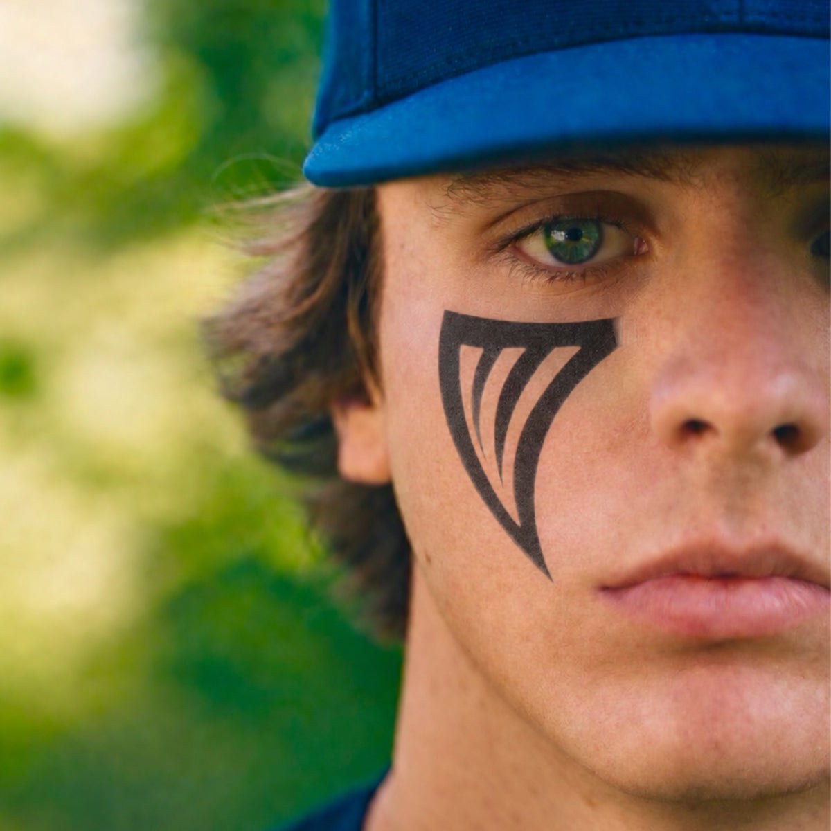 Alpha 6-Pack | Variety Eye Black Tattoos for Baseball & Softball