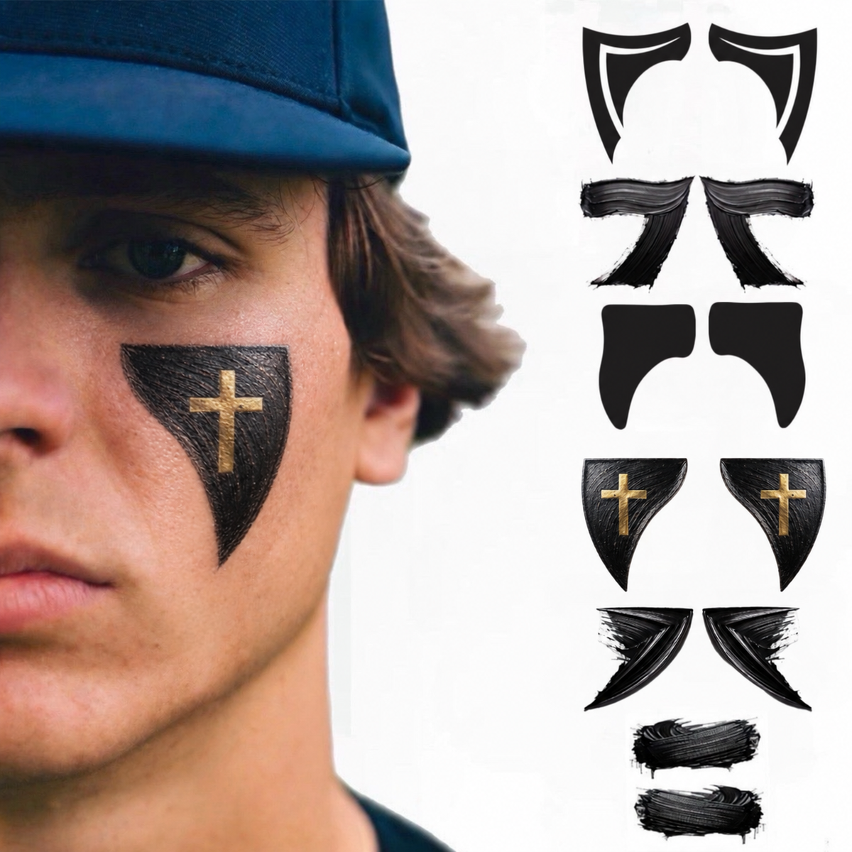 Storm Variety 6-Pack | Eye Black Tattoos for Baseball & Softball
