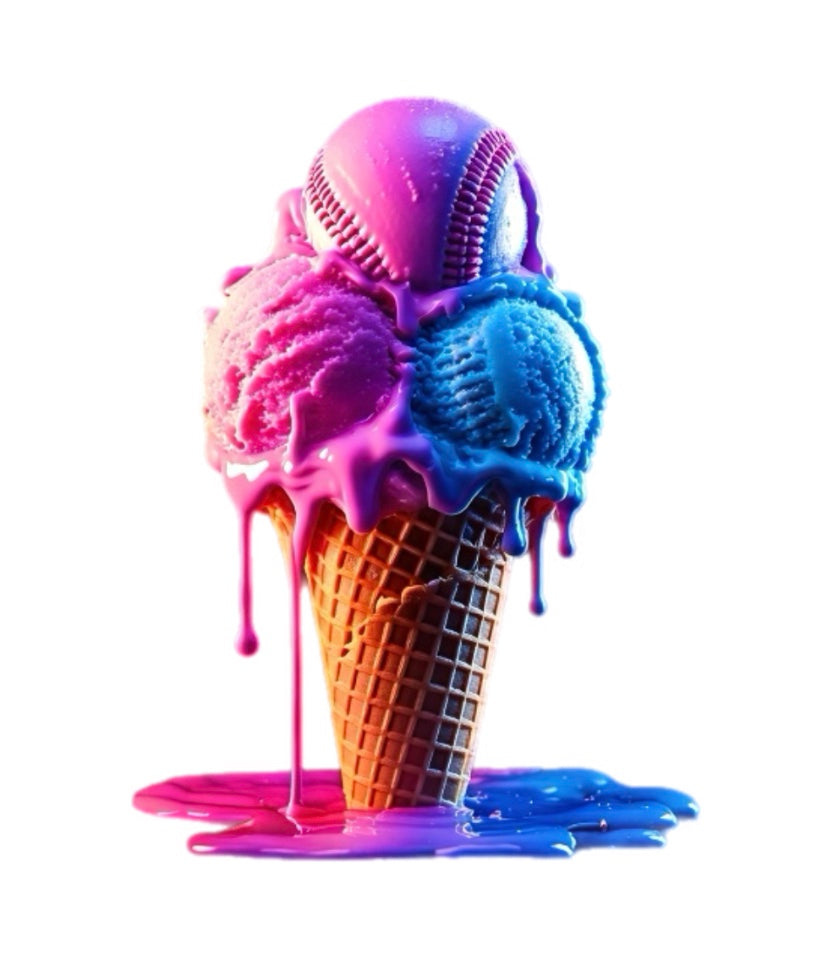 Metallic Baseball Equipment Tats