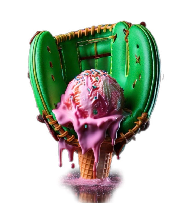 Metallic Baseball Equipment Tats