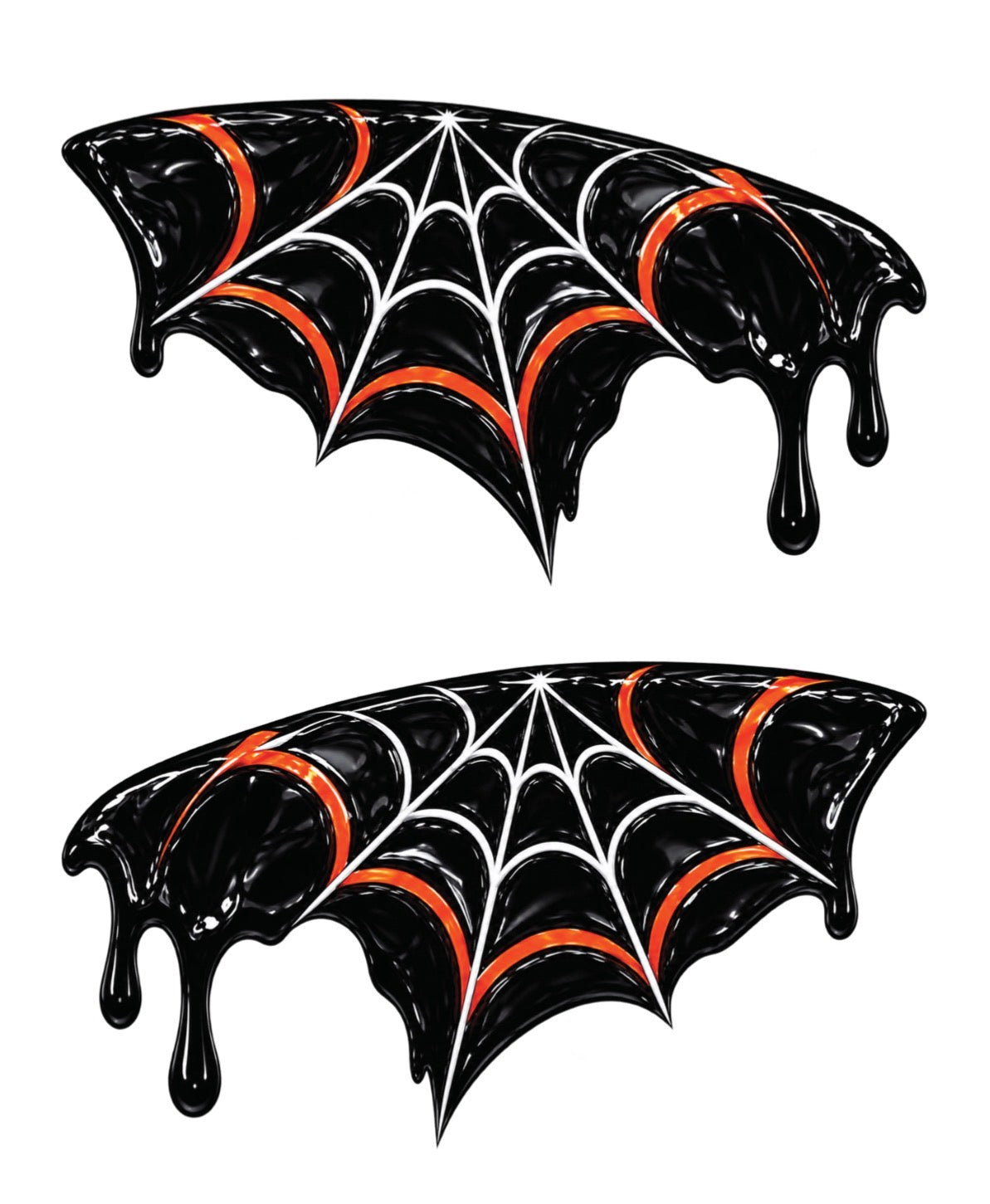 Halloween Metallic Eye Black 6-Pack | Temporary Eye Black Tattoos for Baseball, Softball & Football