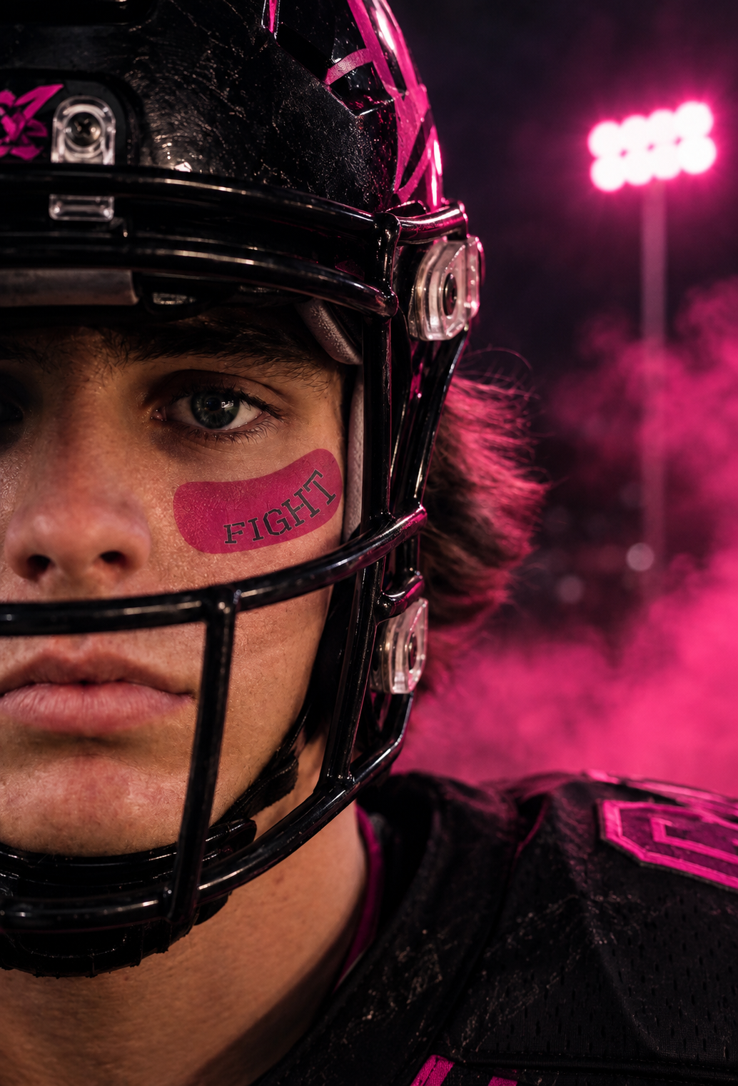 Tough Enough Pack | Pink Eye Black Tattoos for Football & Baseball