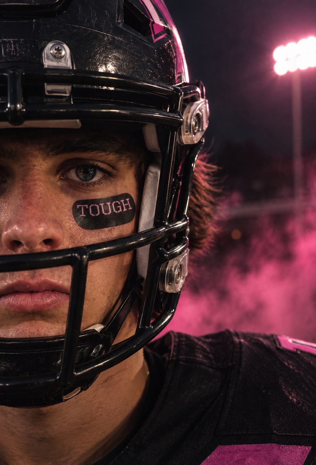 Tough Enough Pack | Pink Eye Black Tattoos for Football & Baseball