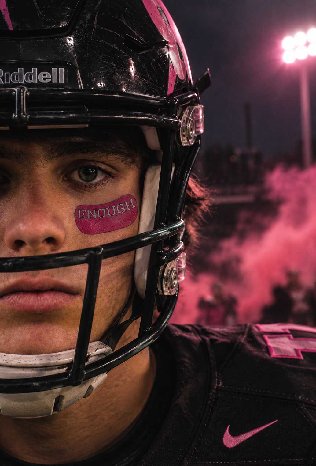 Tough Enough Pack | Pink Eye Black Tattoos for Football & Baseball
