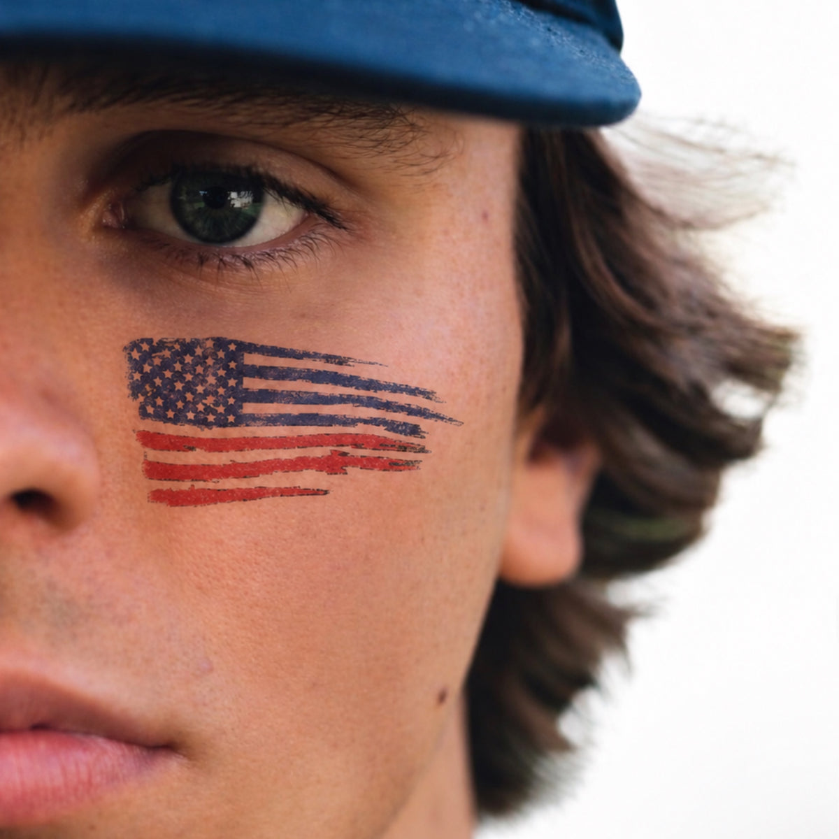 USA 6-Pack | Patriotic Eye Black Tattoos for Baseball & Softball