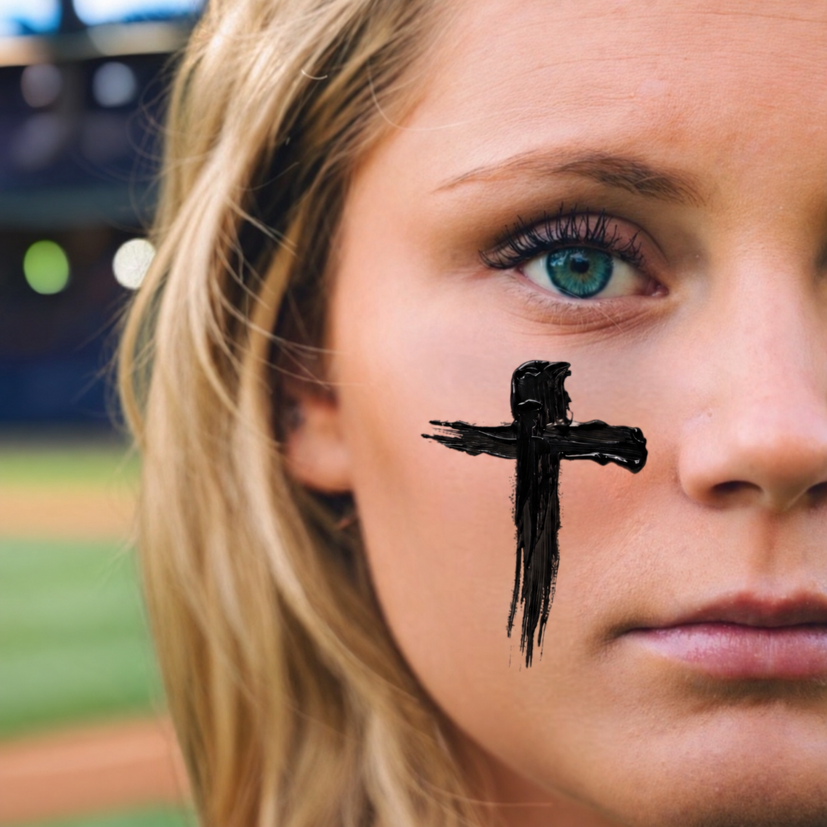 Alpha 6-Pack | Variety Eye Black Tattoos for Baseball & Softball
