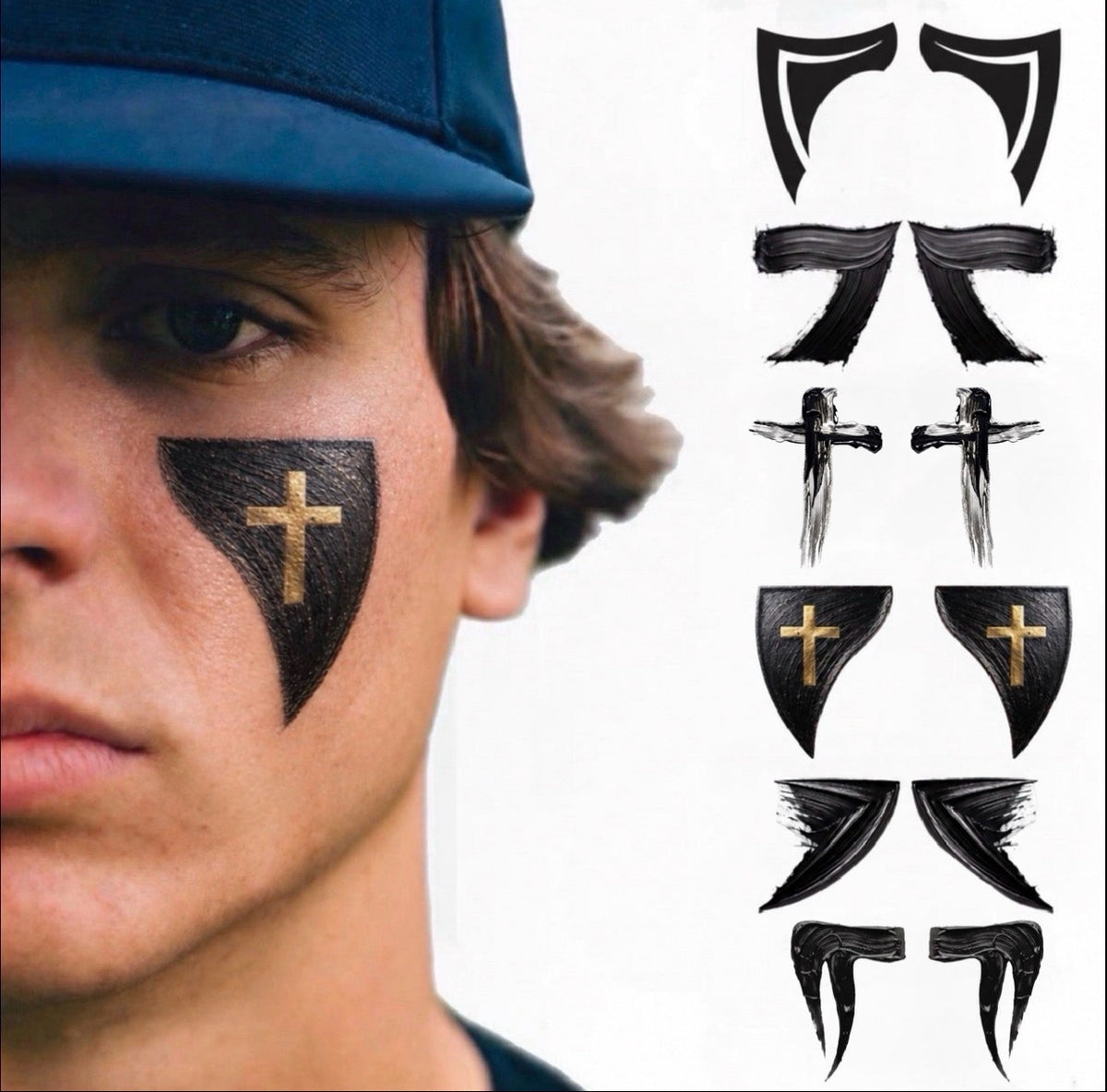Storm Variety 6-Pack | Eye Black Tattoos for Baseball & Softball