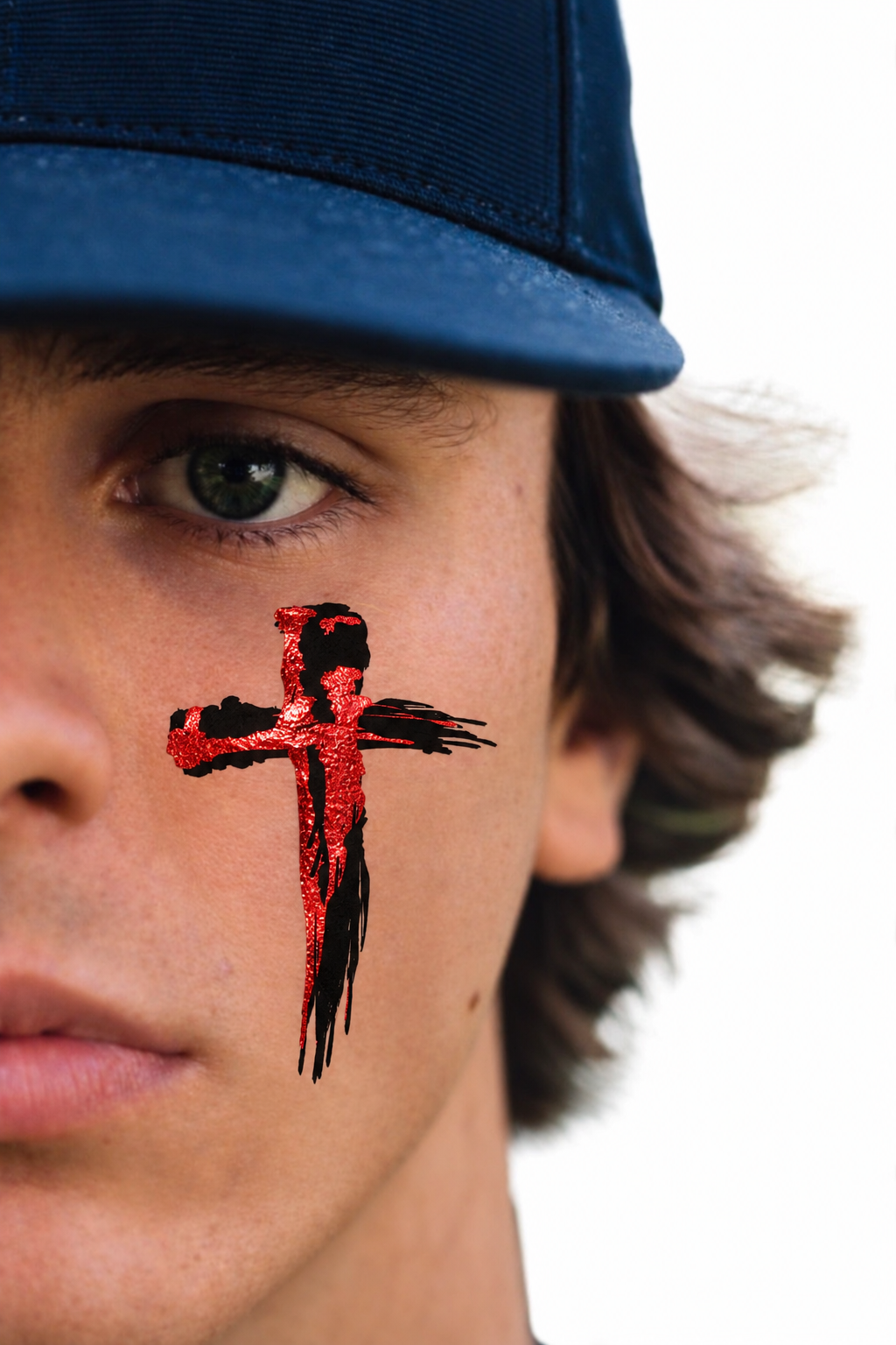 Metallic Colored Cross Eye Black | Pick Your Color & Pack Size